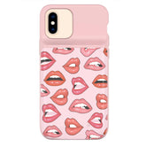 Nude Lips iPhone Charging Case