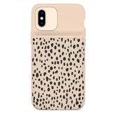 Spotted Cheetah iPhone Charging Case