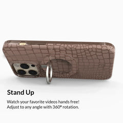 Khaki Croc MagSafe Grip Ring