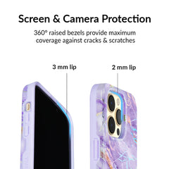 Purple Holo Moonstone iPhone Case