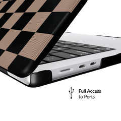 Mocha Vibe Check MacBook Case