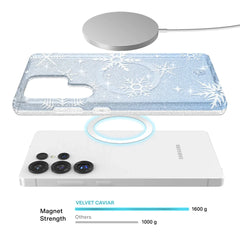Snow Angel Glitter Samsung Case
