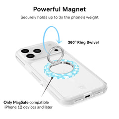 Aquamarine Holo MagSafe Grip Ring