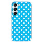 Aquamarine Polka Dot Samsung Case