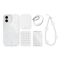 White Croc iPhone Bundle Set