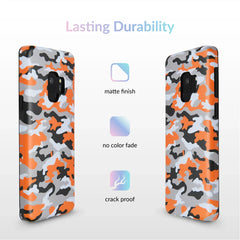 Orange Camo Samsung Galaxy Case