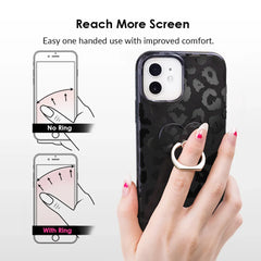 Black Marble Phone Ring