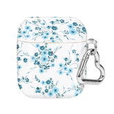 French Blue Floral AirPod Case