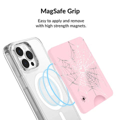 Widow’s Web Chrome MagSafe Wallet