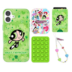 The Powerpuff Girls Buttercup iPhone Bundle Set - Wallet