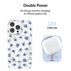 Blueberry Baby Portable MagSafe Charger Power Pack