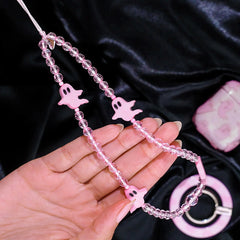 Ghosted Pink Phone Charm