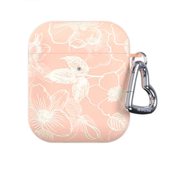 Peach Blossom Floral AirPod Case