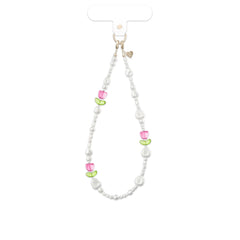 Tulip Pearl Chain Phone Charm