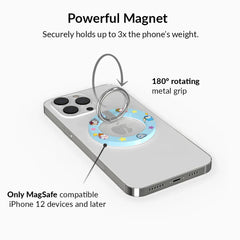 Pudgy Penguins Polar Blue MagSafe Grip Ring