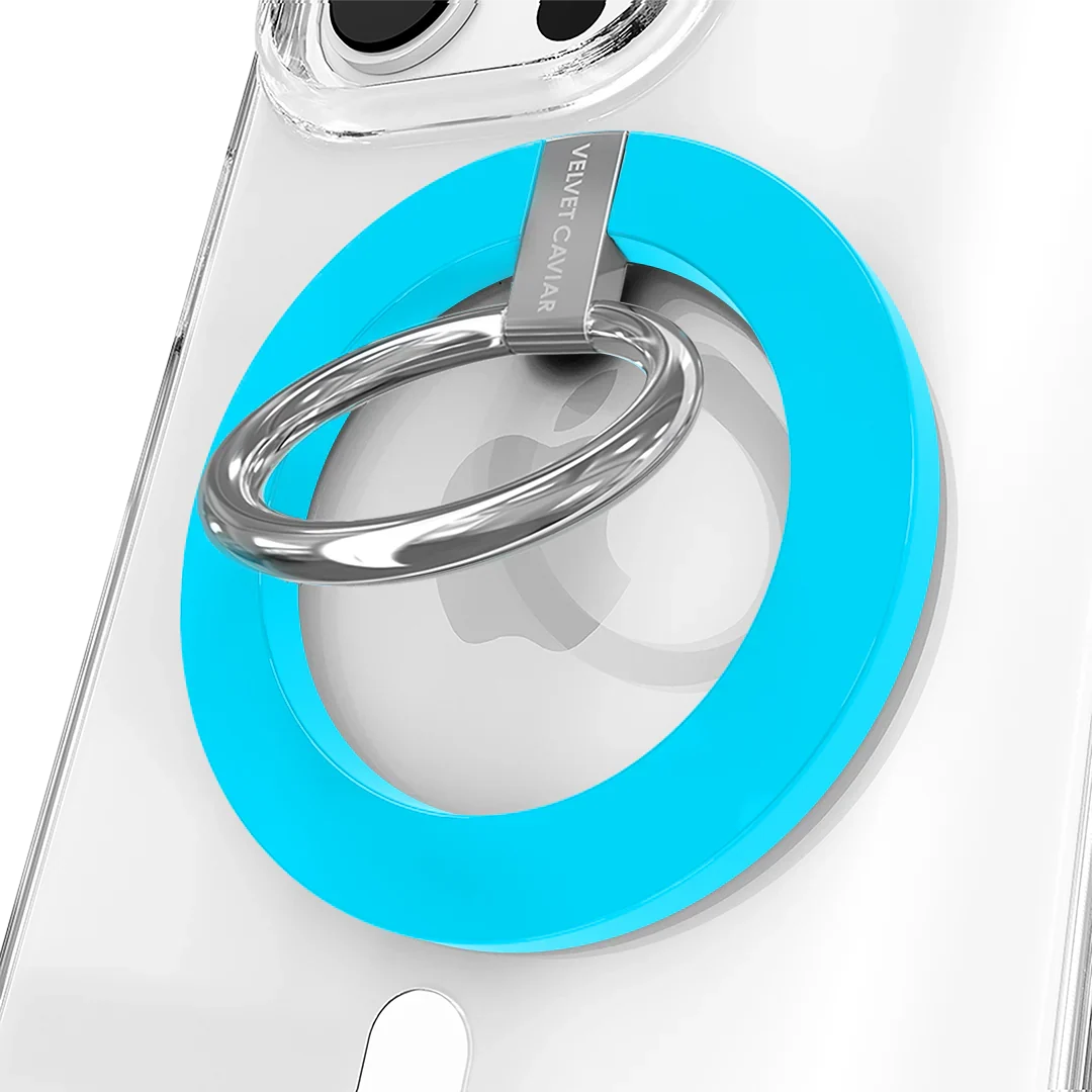 Neon Blue MagSafe Grip Ring