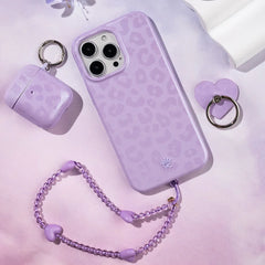 Lilac Leopard Phone Ring