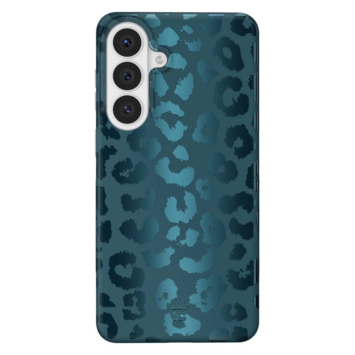 Metallic Navy Leopard Samsung Case