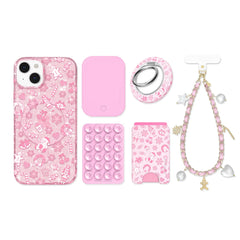 Pink Christmas Glitter iPhone Bundle