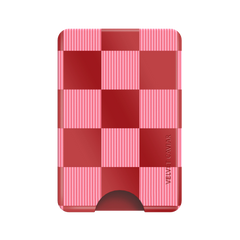 Rose Vibe Checkered Magsafe Wallet