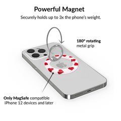 Red Heart MagSafe Grip Ring