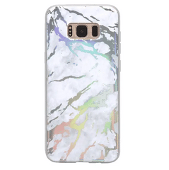 Holo White Marble Samsung Galaxy Case
