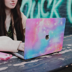Pastel Galaxy MacBook Case