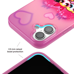 The Powerpuff Girls Airbrush Hearts iPhone Case