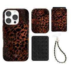 Leopard Tort iPhone Bundle Set - Wallet