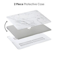 White Marble MacBook Case