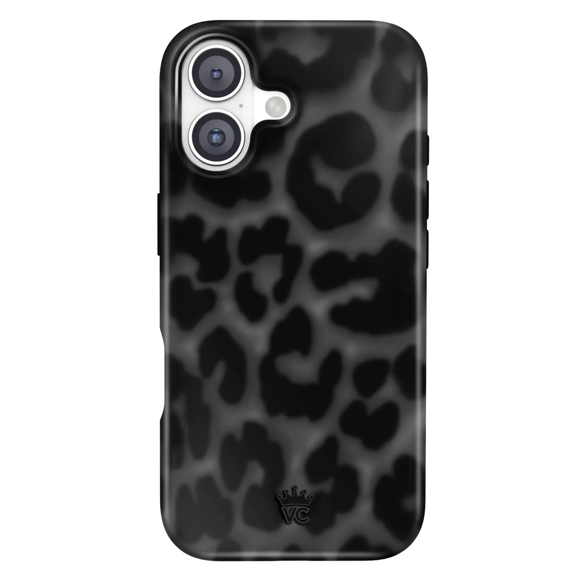 It Girl Black Leopard iPhone Case