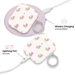 Pink Peony Floral AirPod Case