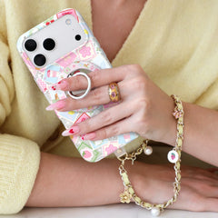 Spring Dreams Leather Chain Phone Charm