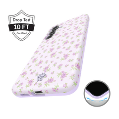 Dainty Lilac Floral Samsung Case