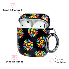 Rainbow Smiley AirPods Case