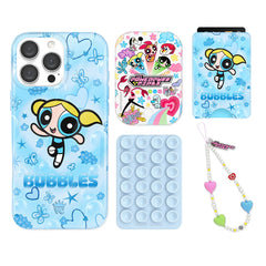 The Powerpuff Girls Bubbles iPhone Bundle Set - Wallet