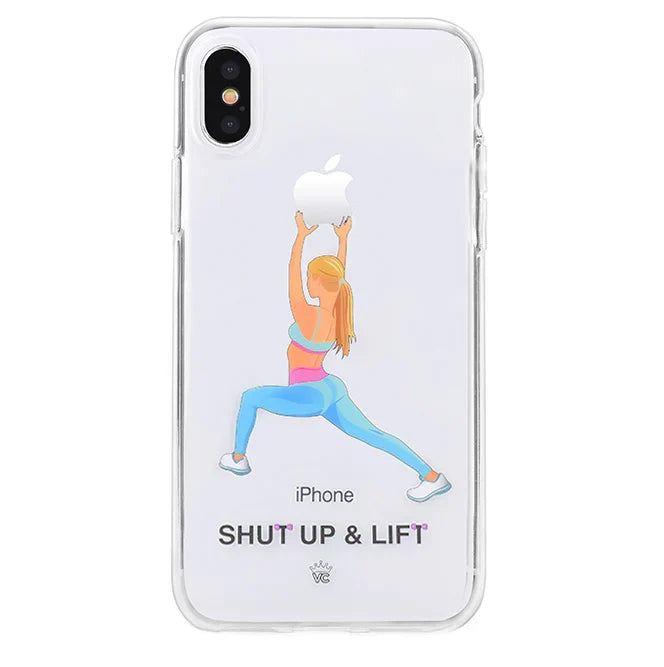 Shut Up & Lift iPhone Case Blonde Hair