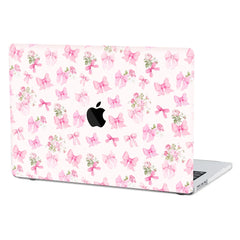 Posie Pink Bows MacBook Case