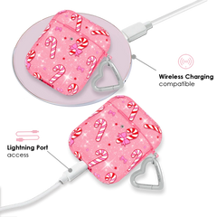 Pink Peppermint Princess AirPod Case