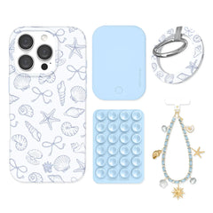 Coastal Seashells iPhone Bundle Set - Grip