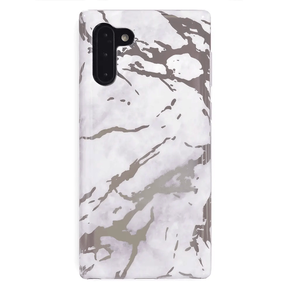 Holo White Marble Samsung Galaxy Case
