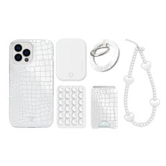 White Croc iPhone Bundle Set