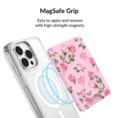 Baby Pink Roses MagSafe Wallet