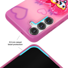The Powerpuff Girls Airbrush Hearts Samsung Case