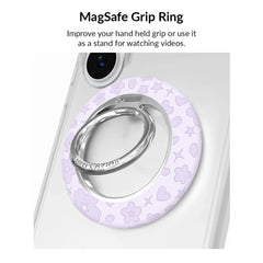 Lavender Cherry Blossom Glitter Samsung Bundle Set