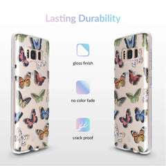 Vintage Butterfly Samsung Galaxy Clear Case