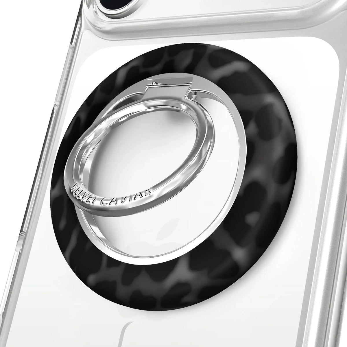 It Girl Black Leopard MagSafe Grip Ring
