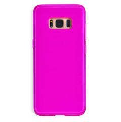 Neon Purple Clear Samsung Case