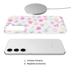 Sweet Hearts Glitter Samsung Case