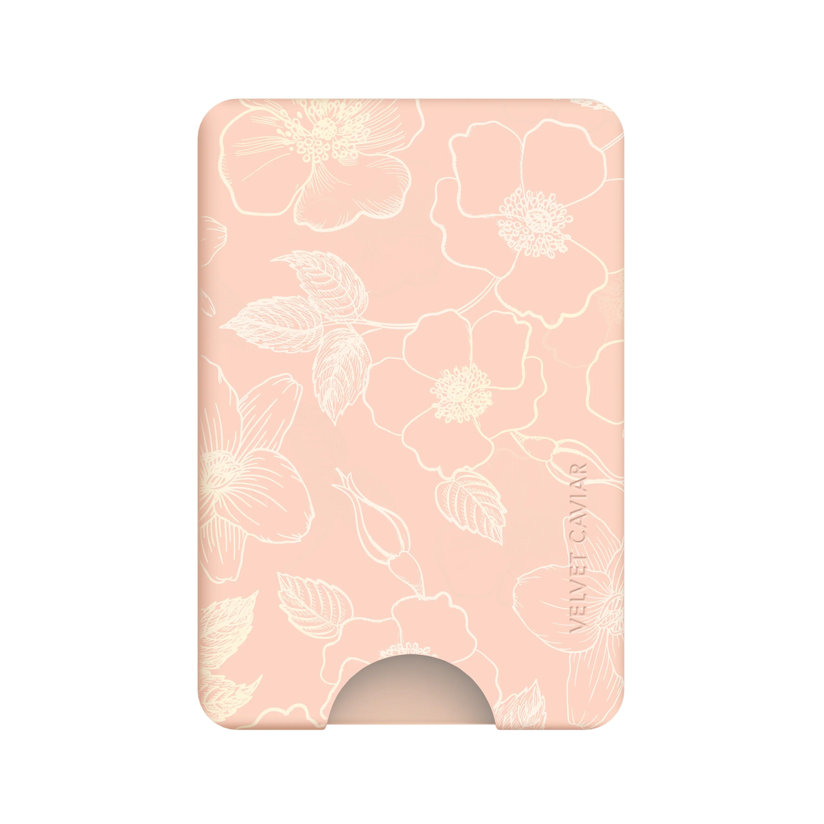 Peach Blossom Magsafe Wallet